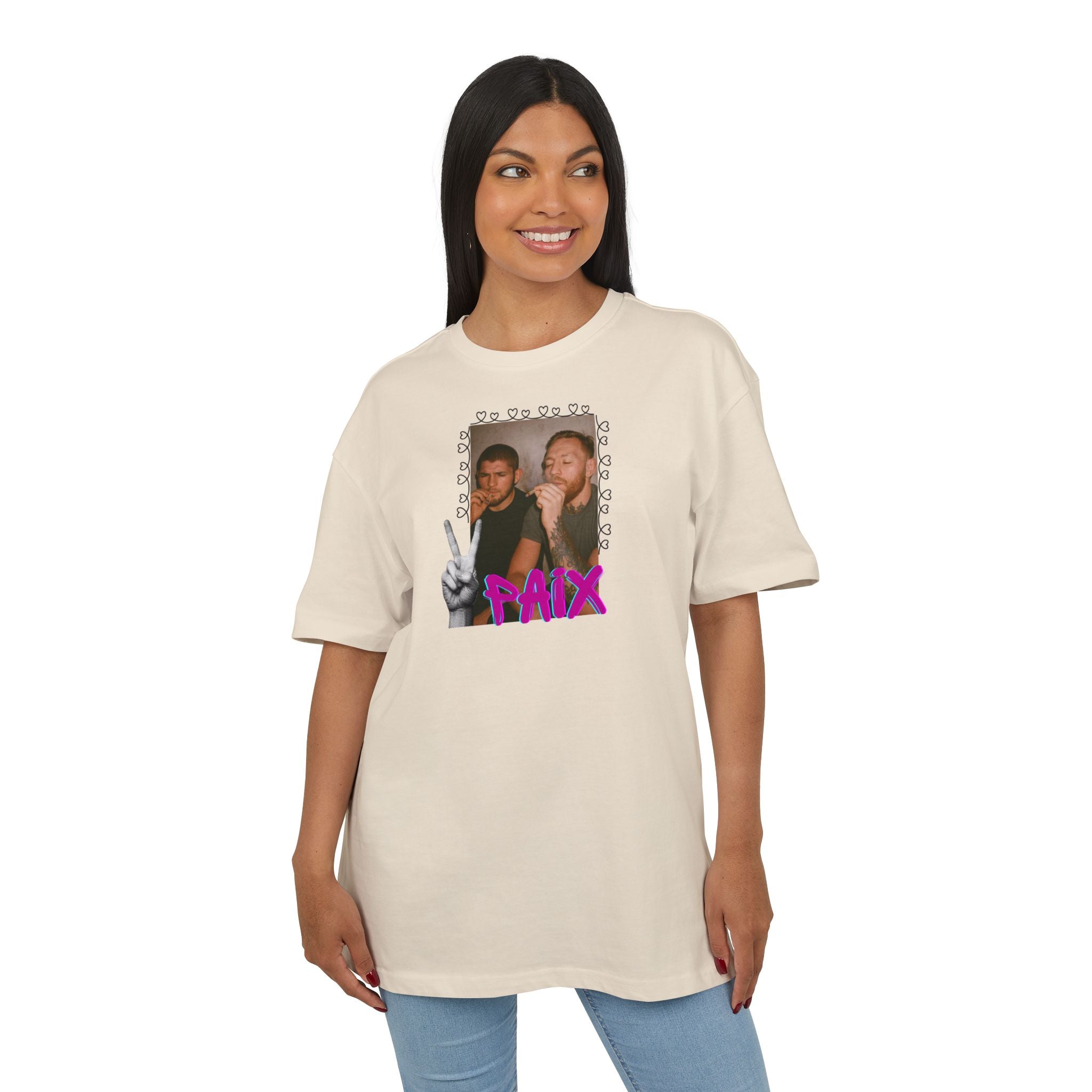 Peace | Heavy Cotton Oversize Unisex Tee