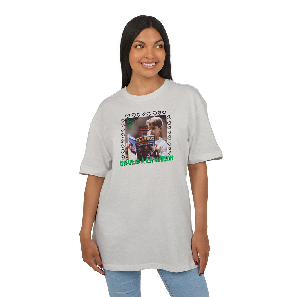 Home Alone | Heavy Cotton Oversize Unisex Tee