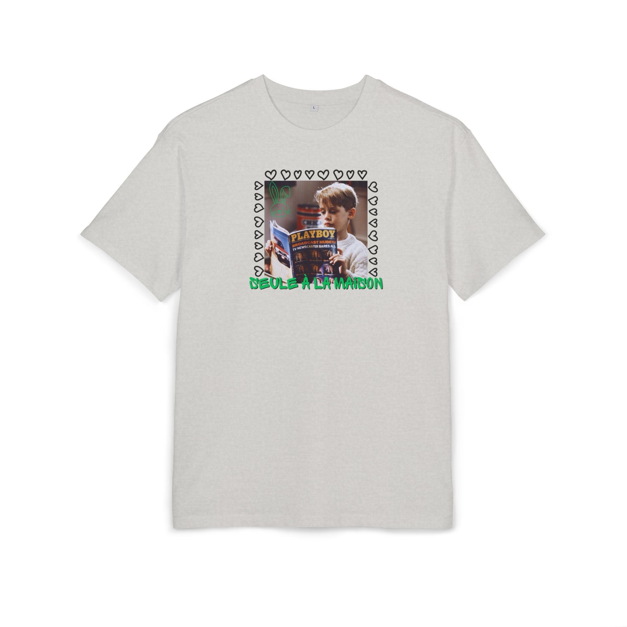 Home Alone | Heavy Cotton Oversize Unisex Tee