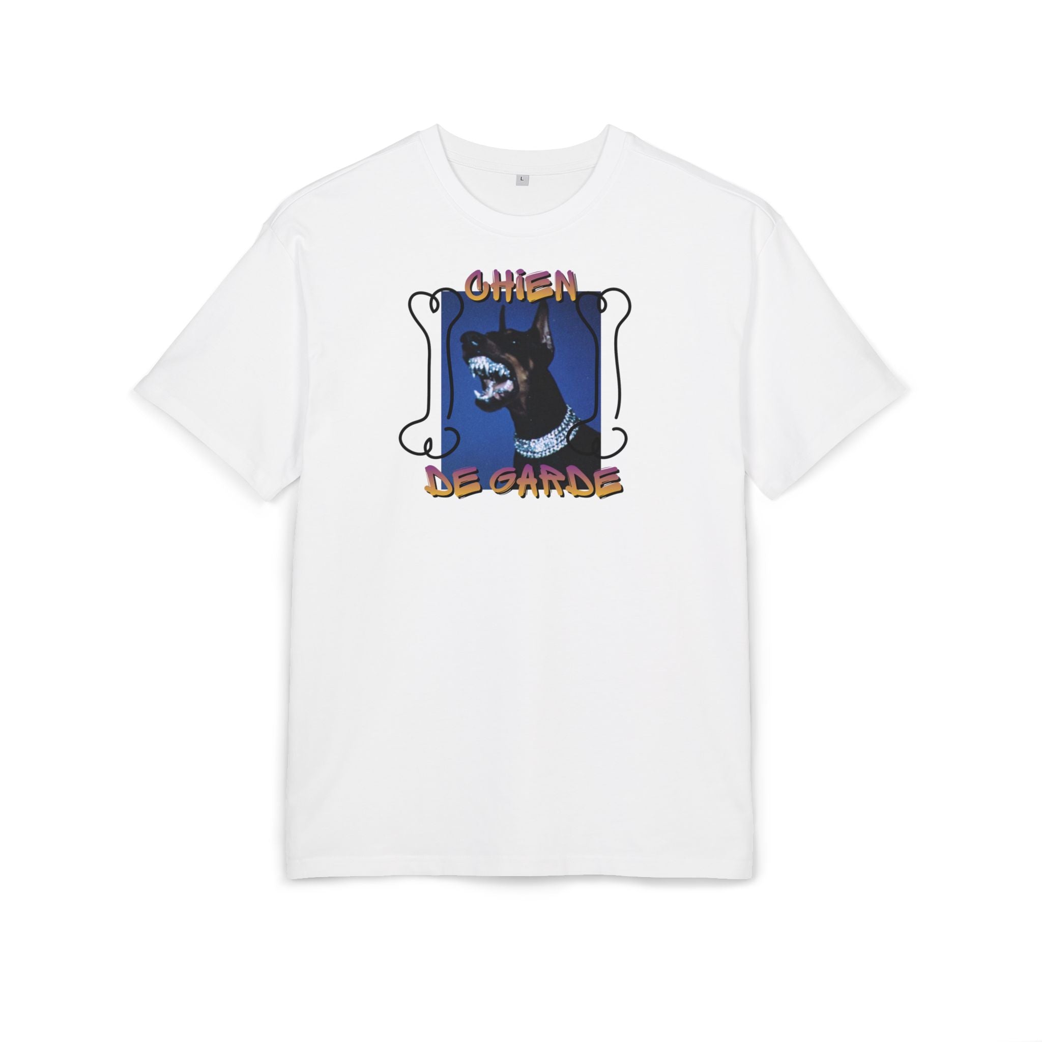 Swarovski Dog | Heavy Cotton Oversize Unisex Tee