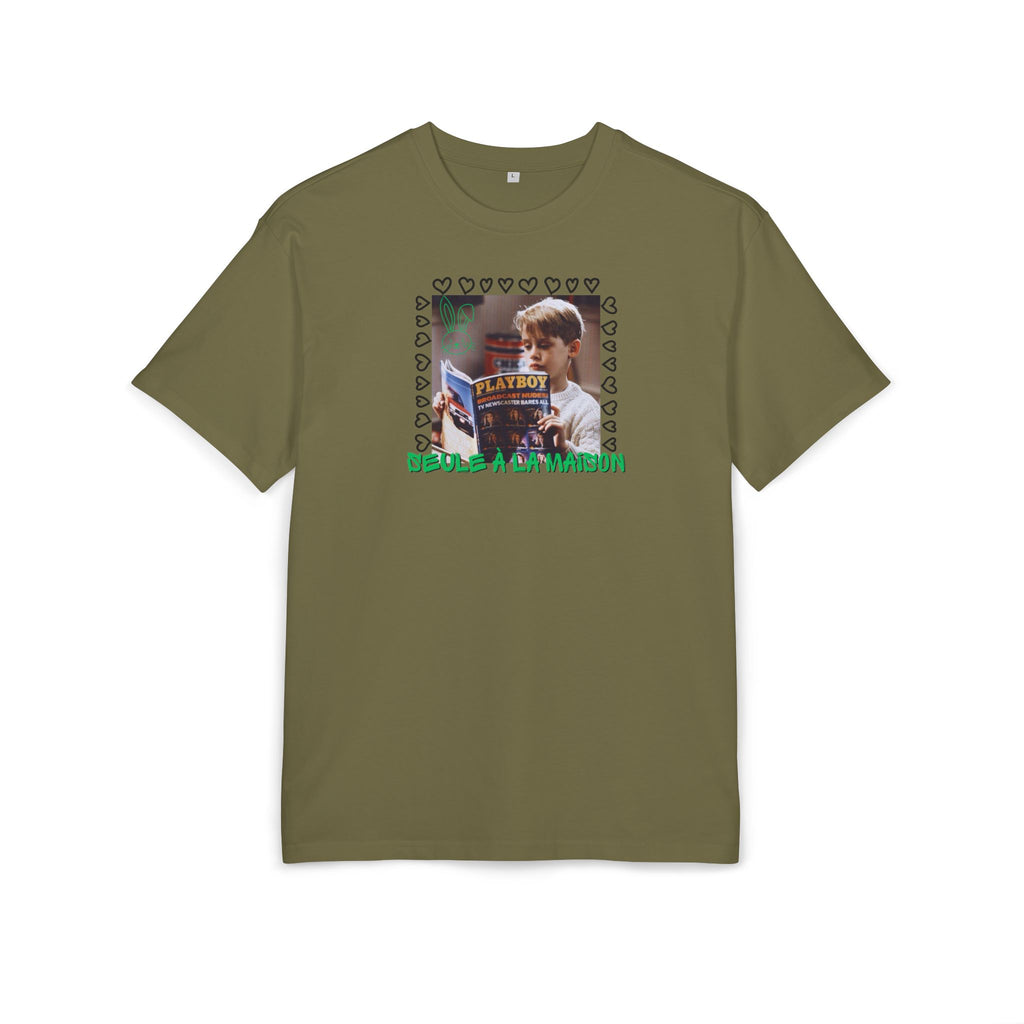 Home Alone | Heavy Cotton Oversize Unisex Tee