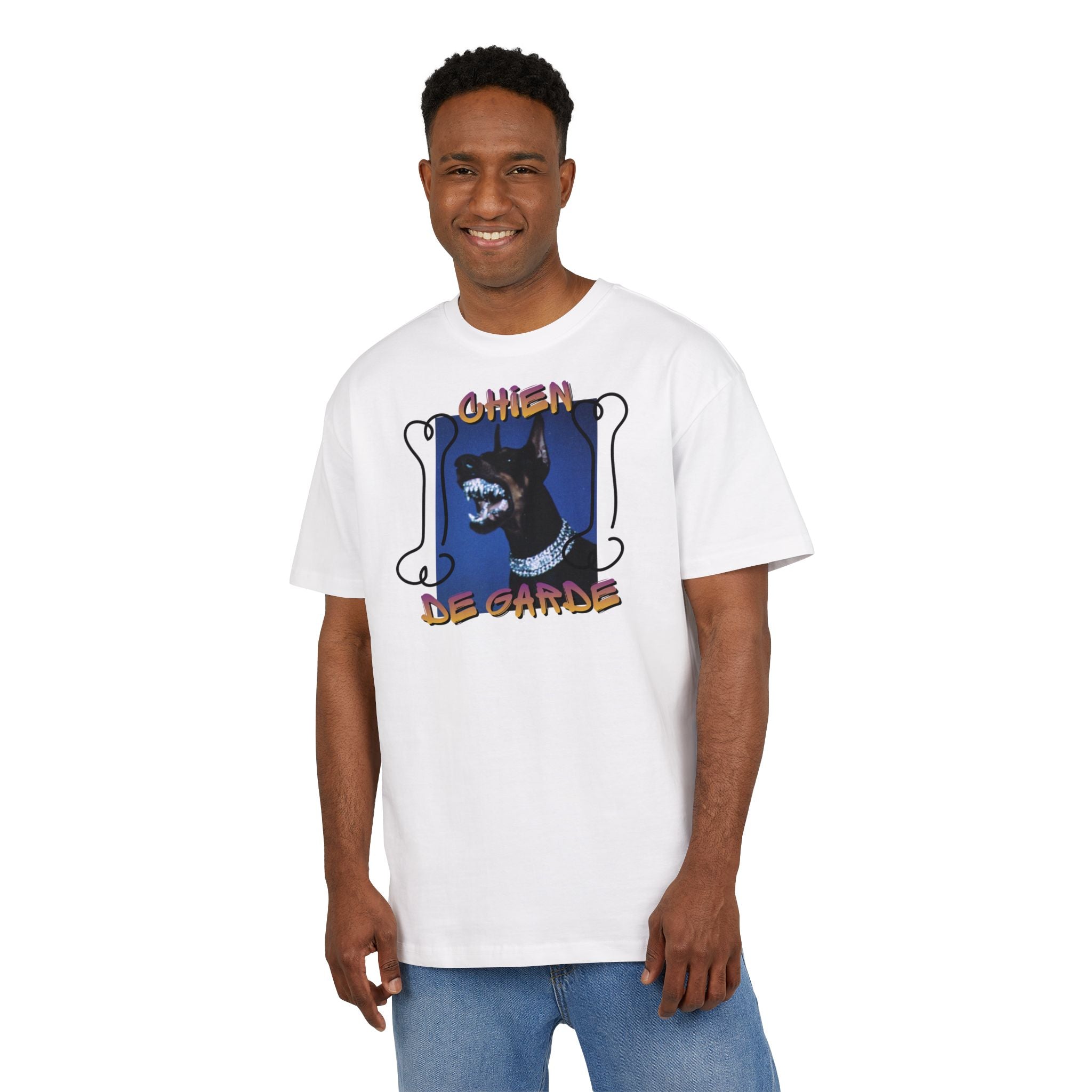 Swarovski Dog | Heavy Cotton Oversize Unisex Tee