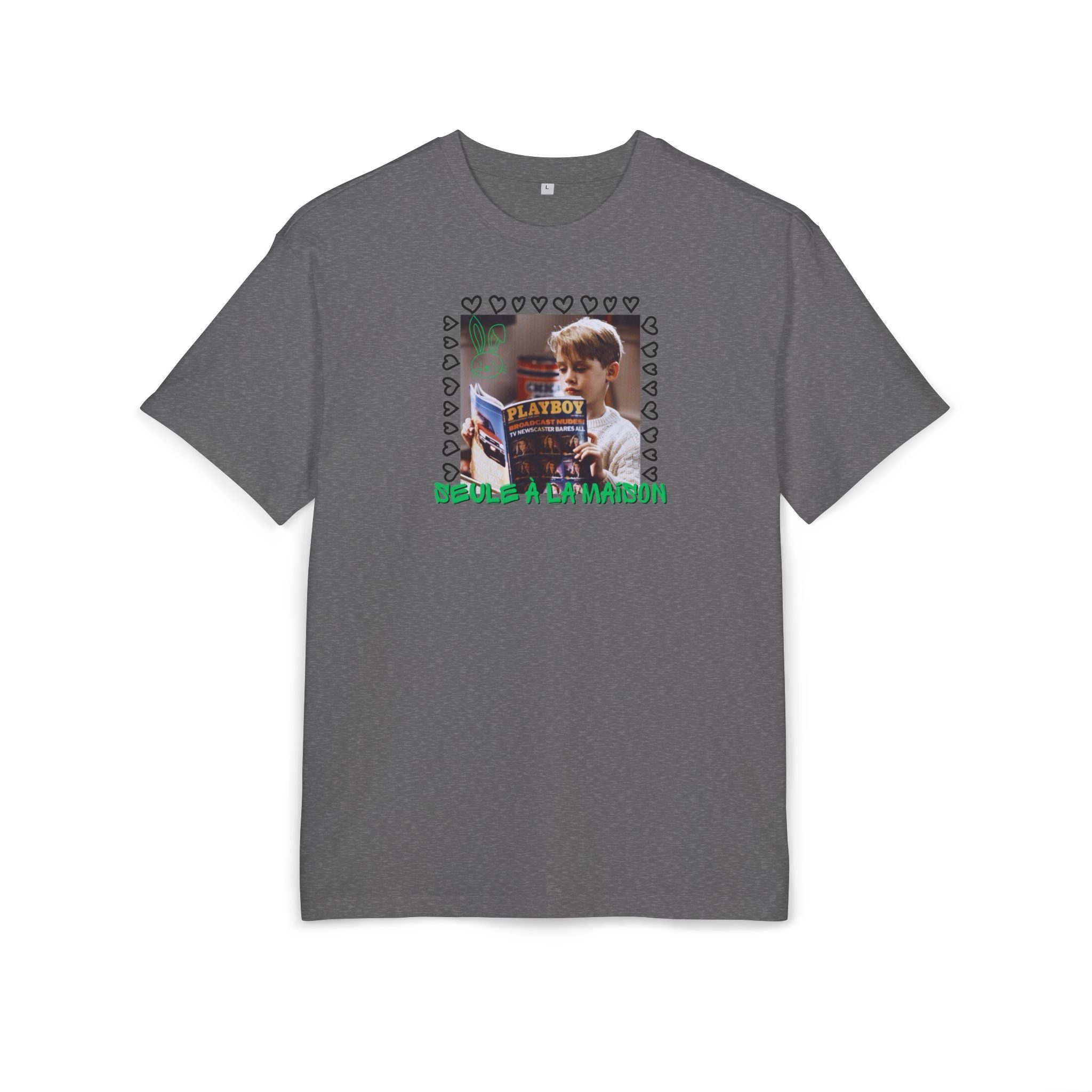 Home Alone | Heavy Cotton Oversize Unisex Tee